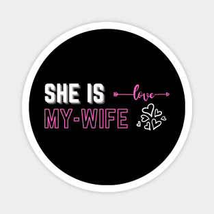 Wife Present Magnet